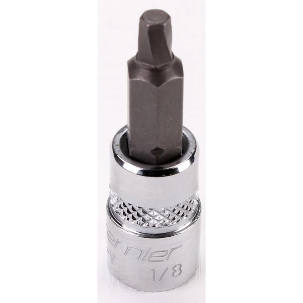 Sealey 1/4"Dr Hex Socket Bit (Lock-On) 1/8"
