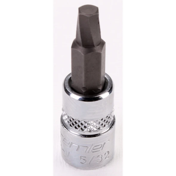 Sealey 1/4"Dr Hex Socket Bit (Lock-On) 5/32"