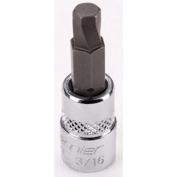 Sealey 1/4"Dr Hex Socket Bit (Lock-On) 3/16"
