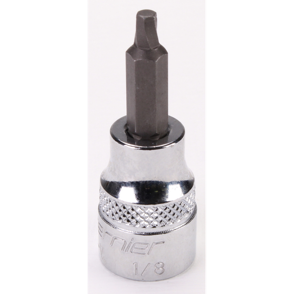 Sealey 3/8"Dr Hex Socket Bit (Lock-On) 1/8"