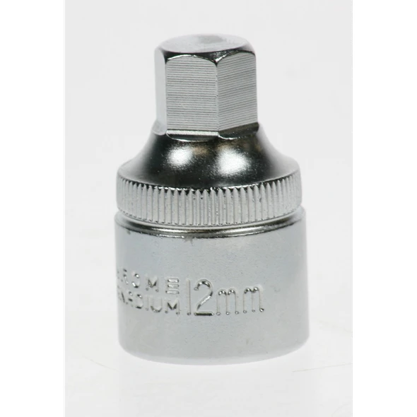 Sealey 1/2"dr stubby hex socket 12x40mm
