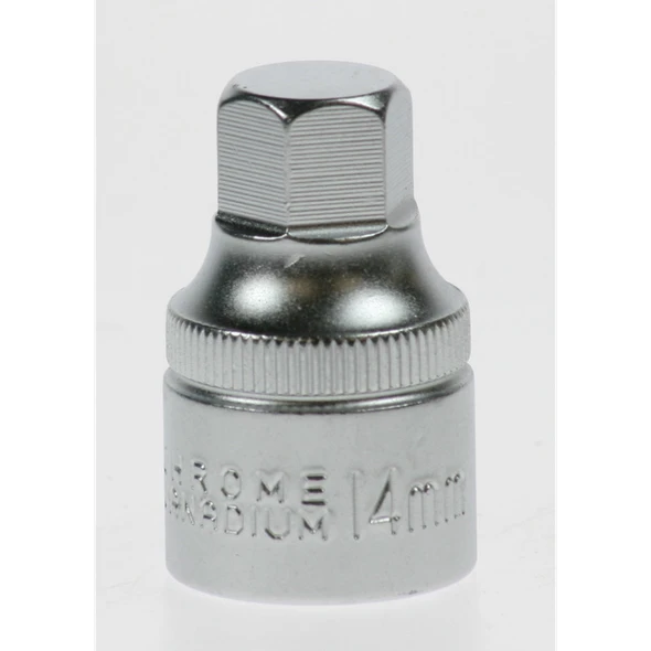 Sealey 1/2"dr stubby hex socket 14x40mm