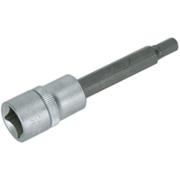Sealey Hex Socket Bit 7mm Long 1/2"Sq Drive AK657