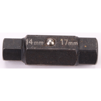 Sealey Oil Drain Plug Key 14mm Hex x 17mm Hex (Black) AK658.V2-04