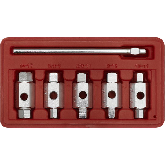 Sealey Drain Key Set 6pc Double End AK659 Sealey - Town Tools 