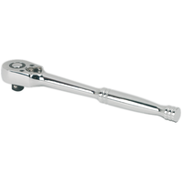 Sealey Ratchet Wrench 1/4"Sq Drive Pear-Head Flip Reverse AK660