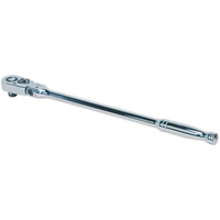 Sealey Ratchet Wrench Flexi-Head 445mm 1/2"Sq Drive Pear-Head Flip Reverse