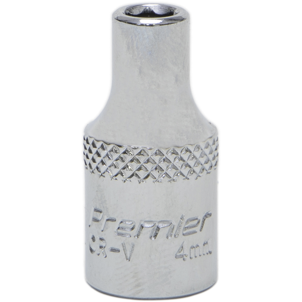 Sealey 1/4"Dr Socket 4mm (Mirror Finish)