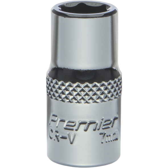 Sealey 1/4"Dr Socket 7mm (Mirror Finish)