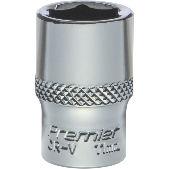 Sealey 1/4"Dr Socket 11mm (Mirror Finish)