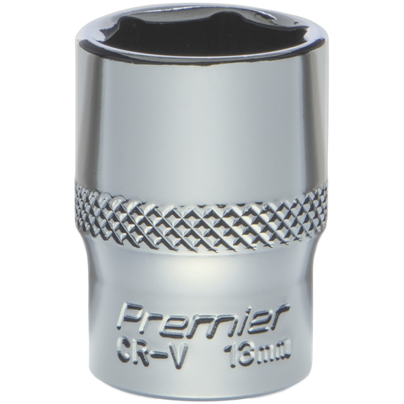 Sealey 1/4"Dr Socket 13mm (Mirror Finish)