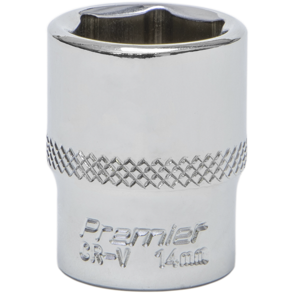 Sealey 1/4"Dr Socket 14mm (Mirror Finish)