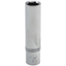 Sealey 1/4"Dr Deep Socket 8mm (Mirror Finish)