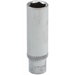 Sealey 1/4"Dr Deep Socket 10mm (Mirror Finish)