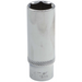 Sealey 1/4"Dr Deep Socket 13mm (Mirror Finish)