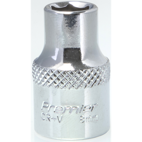 Sealey 3/8"Dr Socket 8mm (Mirror Finish)