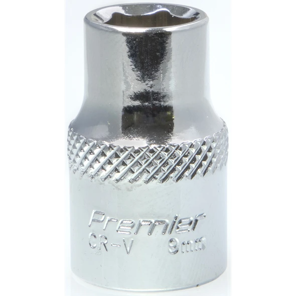 Sealey 3/8"Dr Socket 9mm (Mirror Finish)