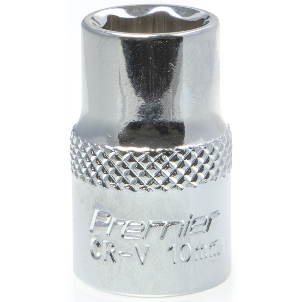 Sealey 3/8"Dr Socket 10mm (Mirror Finish)