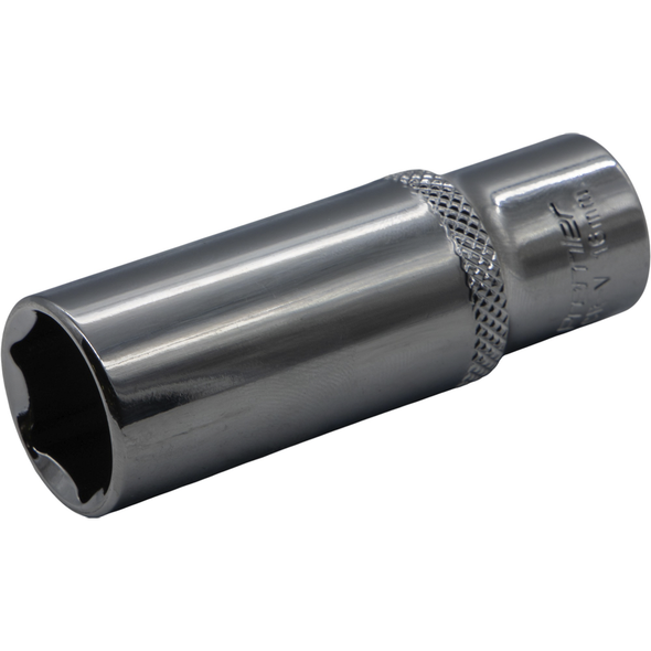 Sealey 3/8"Dr Deep Socket 16mm (Mirror Finish)
