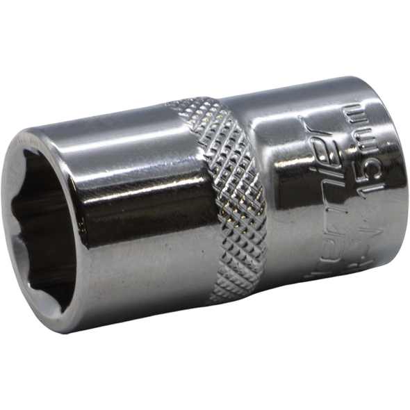 Sealey 1/2"Dr Socket 15mm (Mirror Finish)