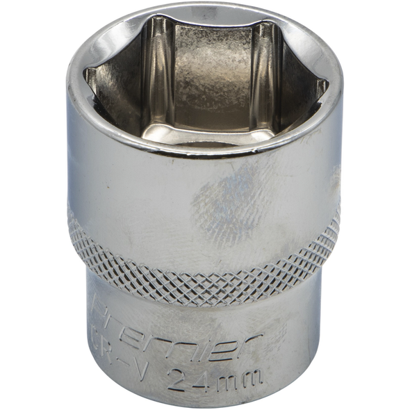 Sealey 1/2"Dr Socket 24mm (Mirror Finish)