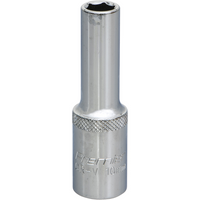 Sealey 1/2"Dr Deep Socket 10mm (Mirror Finish) AK66723.14