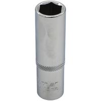 Sealey 1/2"Dr Deep Socket 15mm (Mirror Finish) AK66723.19