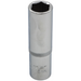 Sealey 1/2"Dr Deep Socket 15mm (Mirror Finish)