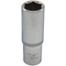 Sealey 1/2"Dr Deep Socket 18mm (Mirror Finish)
