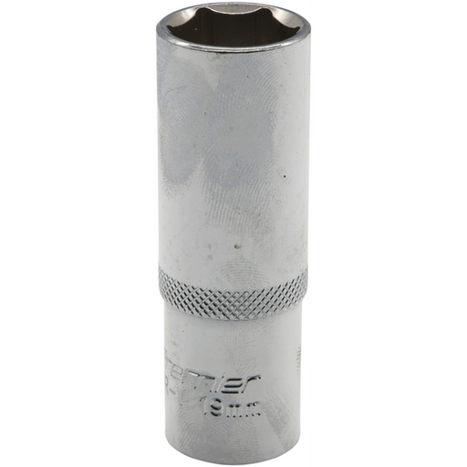 Sealey 1/2"Dr Deep Socket 19mm (Mirror Finish)