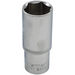 Sealey 1/2"Dr Deep Socket 24mm (Mirror Finish)