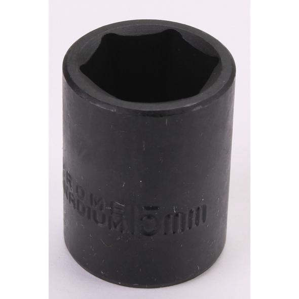 Sealey Impact Socket 3/8"Sq Drive 15mm