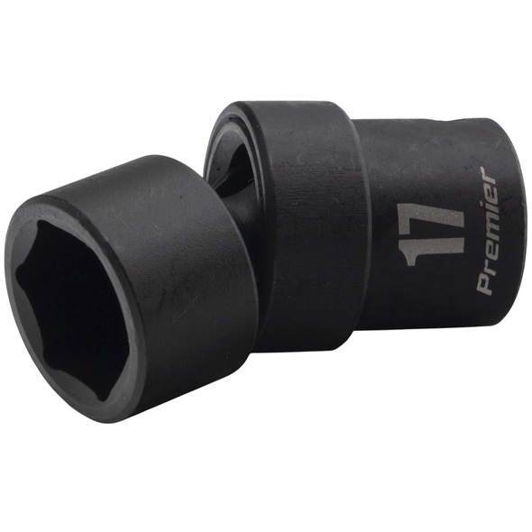 Sealey 3/8"Dr Universal Joint Impact Socket 17mm