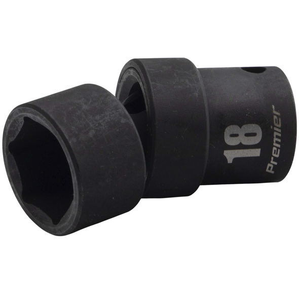 Sealey 3/8"Dr Universal Joint Impact Socket 18mm