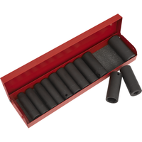 Sealey Impact Socket Set 12pc Deep 3/8"Sq Drive Metric/Imperial AK683