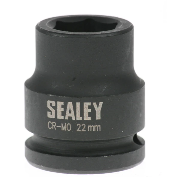 Sealey Socket, impact, 22mm-7/8" 3/4" drive