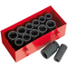 Sealey Impact Socket Set 13pc Deep 3/4"Sq Drive Metric/Imperial AK687 Sealey - Town Tools 