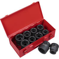Sealey Impact Socket Set 10pc 1"Sq Drive Metric/Imperial AK688