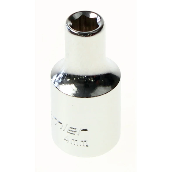 Sealey 1/4"dr socket 4mm 'mirror finish'
