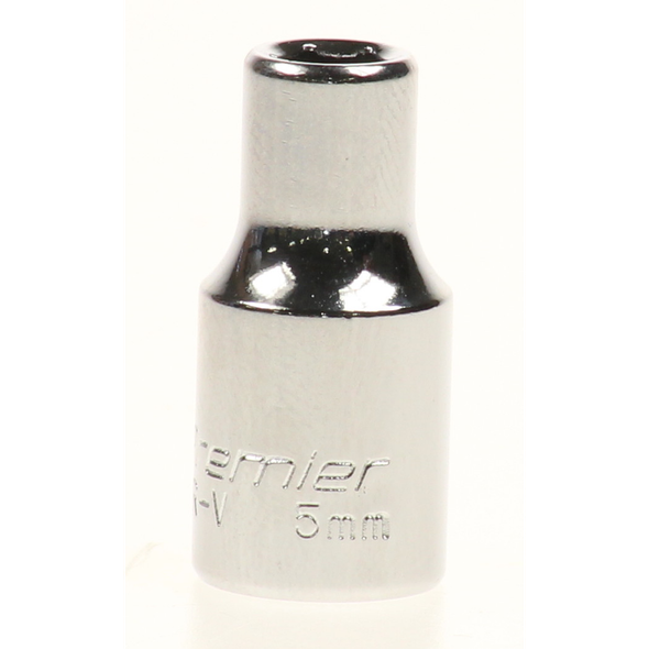 Sealey 1/4"dr socket 5mm 'mirror finish'