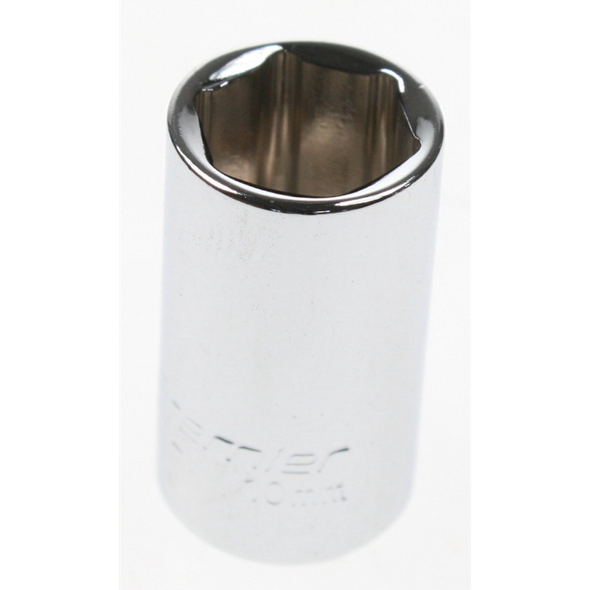 Sealey 1/4"dr socket 10mm 'mirror finish'