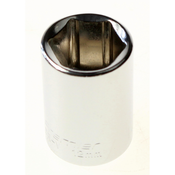 Sealey 1/4"dr socket 12mm 'mirror finish'
