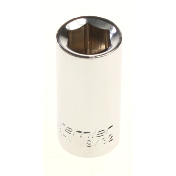 Sealey 1/4"dr socket 9/32" 'mirror finish'
