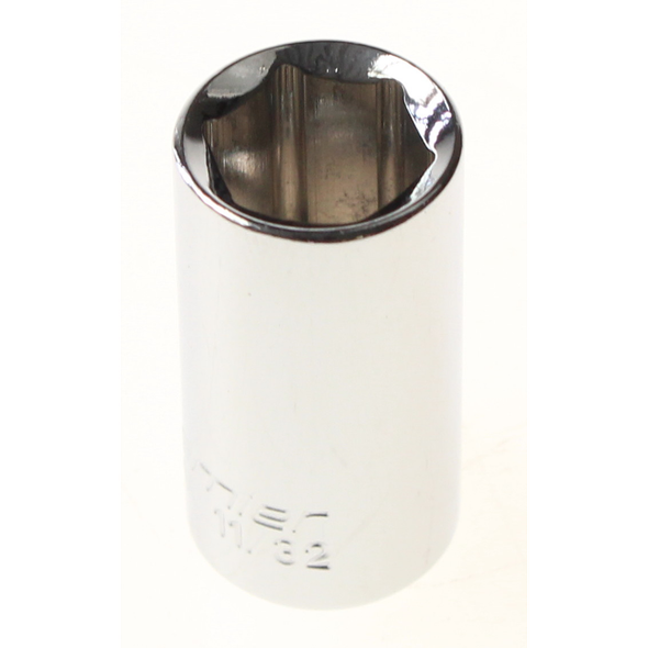 Sealey 1/4"dr socket 11/32" 'mirror finish'