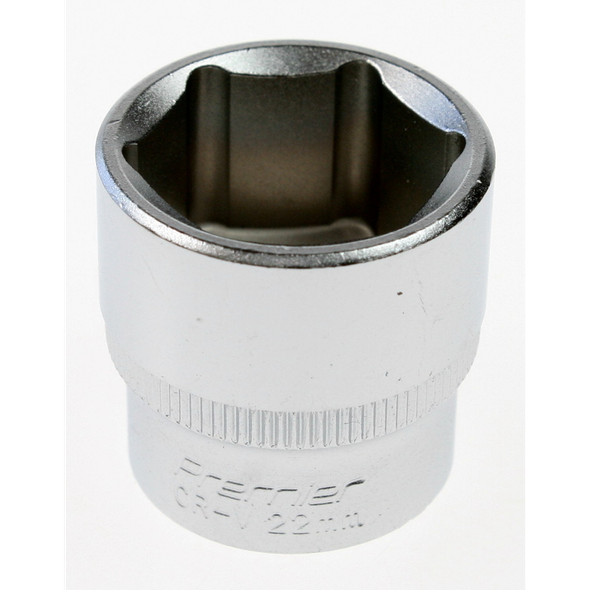 Sealey Socket 3/8"dr 22mm (6pt)