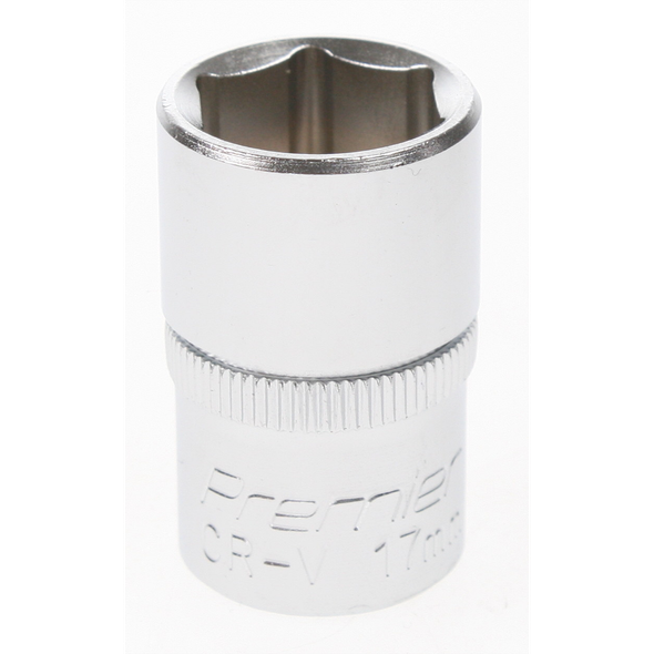 Sealey Socket 1/2"dr 17mm (6pt)
