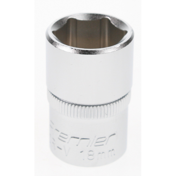 Sealey Socket 1/2"dr 18mm (6pt)