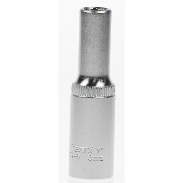 Sealey Socket 3/8"dr 8mm (6pt) 'deep'(lsa)