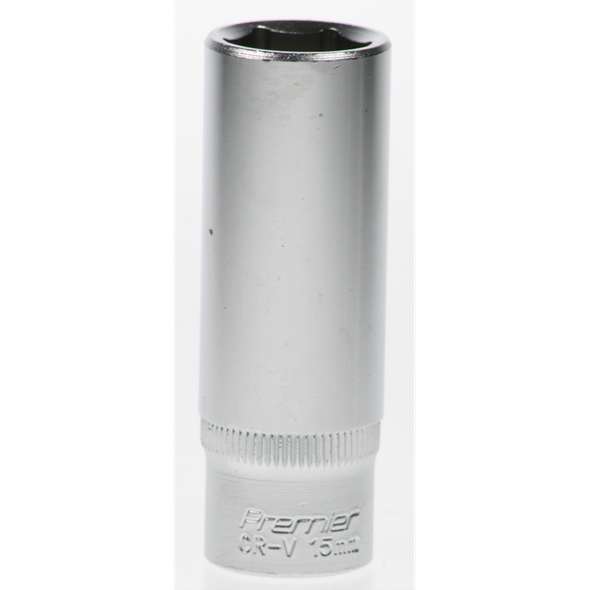 Sealey Socket 3/8"dr 15mm (6pt) 'deep'