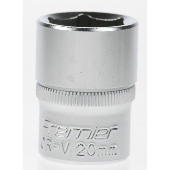 Sealey Socket 1/2"dr 20mm (6pt)
